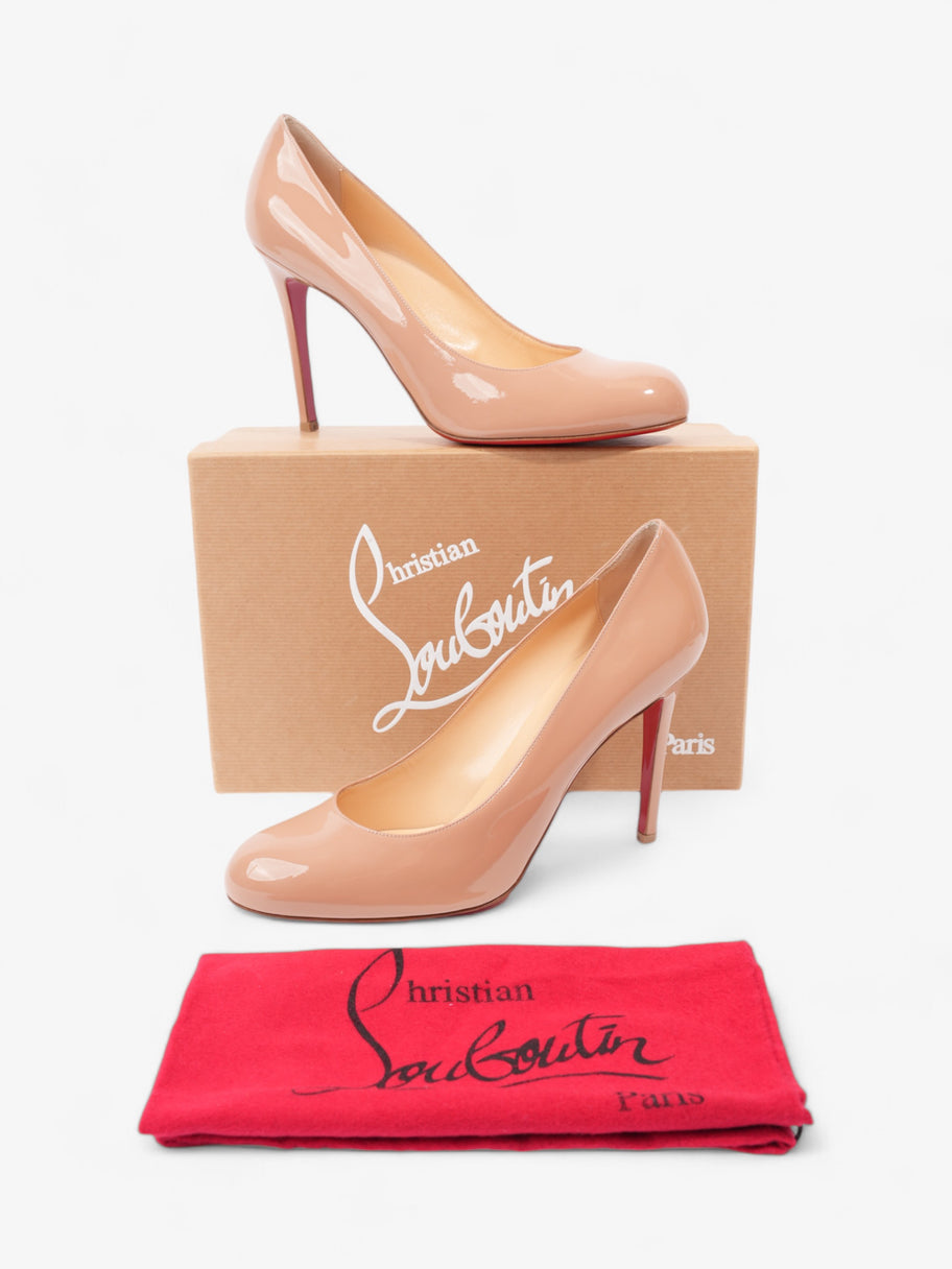 Christian Louboutin Simple Pump Heels 100 Nude Patent Leather EU 40.5 UK 7.5 Image 10