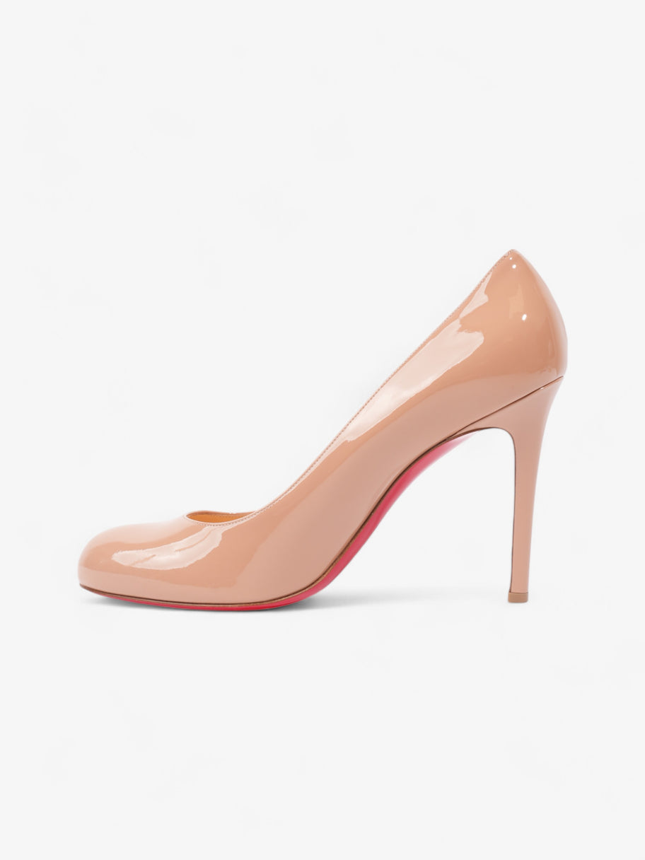 Christian Louboutin Simple Pump Heels 100 Nude Patent Leather EU 40.5 UK 7.5 Image 3