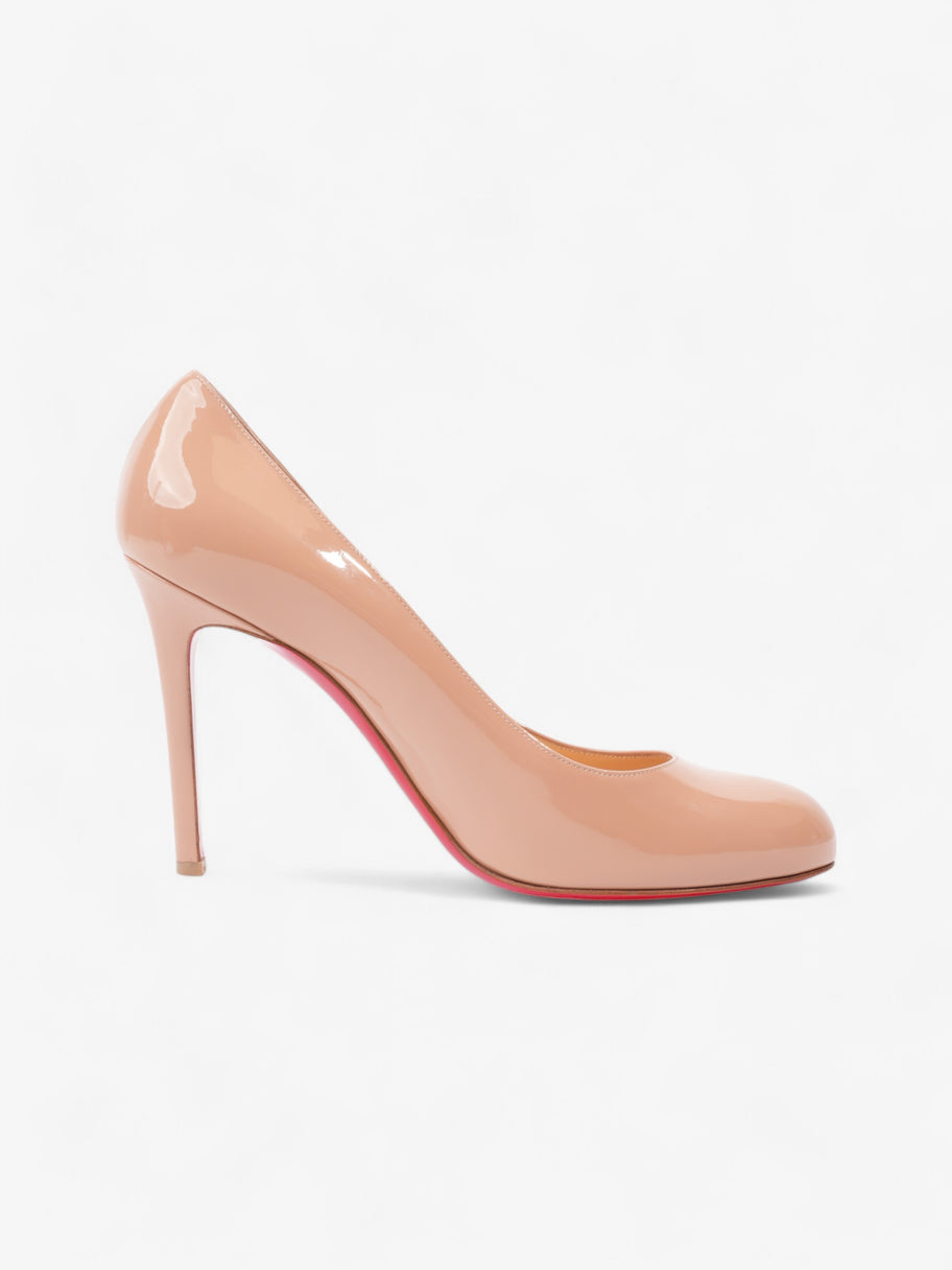 Christian Louboutin Simple Pump Heels 100 Nude Patent Leather EU 40.5 UK 7.5 Image 4