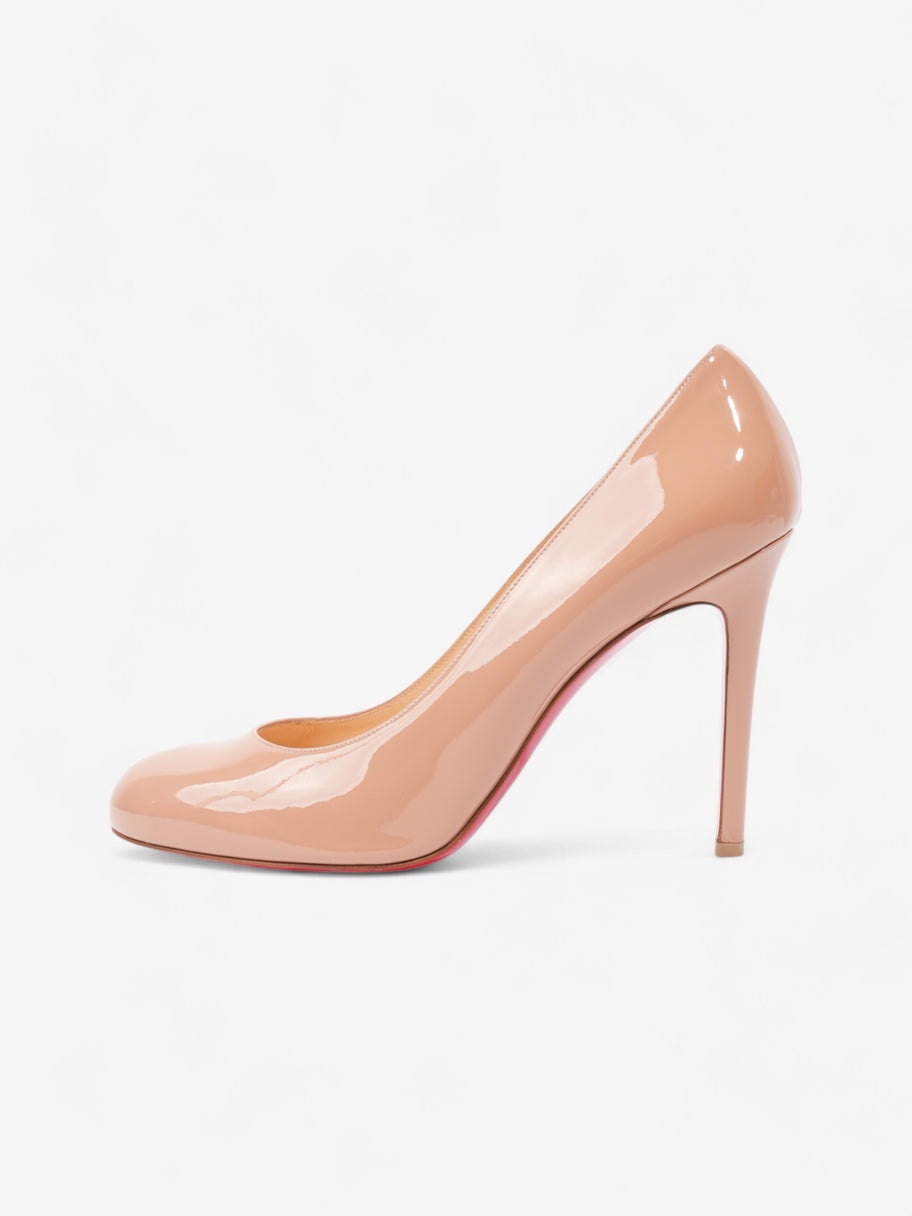 Christian Louboutin Simple Pump Heels 100 Nude Patent Leather EU 40.5 UK 7.5 Image 5