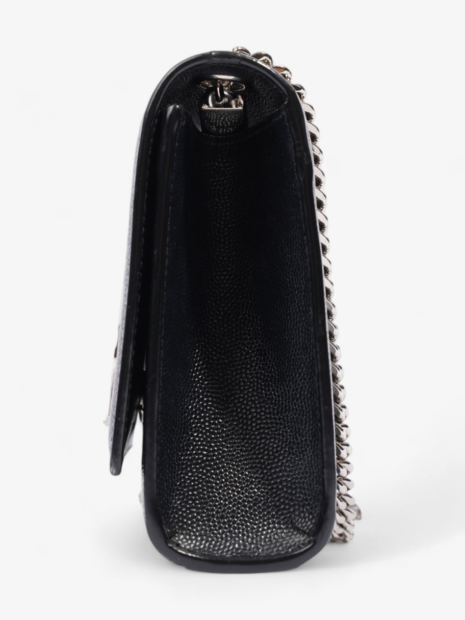 Saint Laurent Kate Black Grained Leather Small Image 3