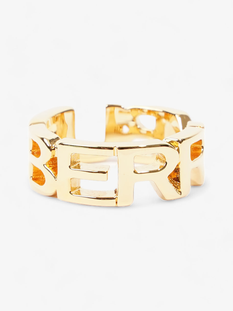 Burberry Logo Ring Gold Gold Plated 54 Image 4