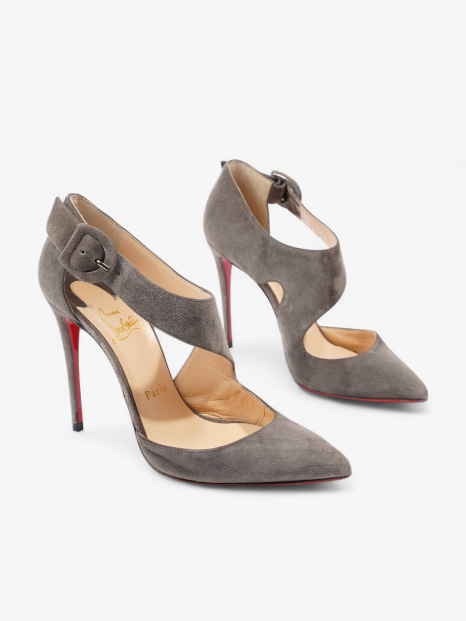 Sharpeta Heels 100 Grey Suede EU 36 UK 3 Image 3