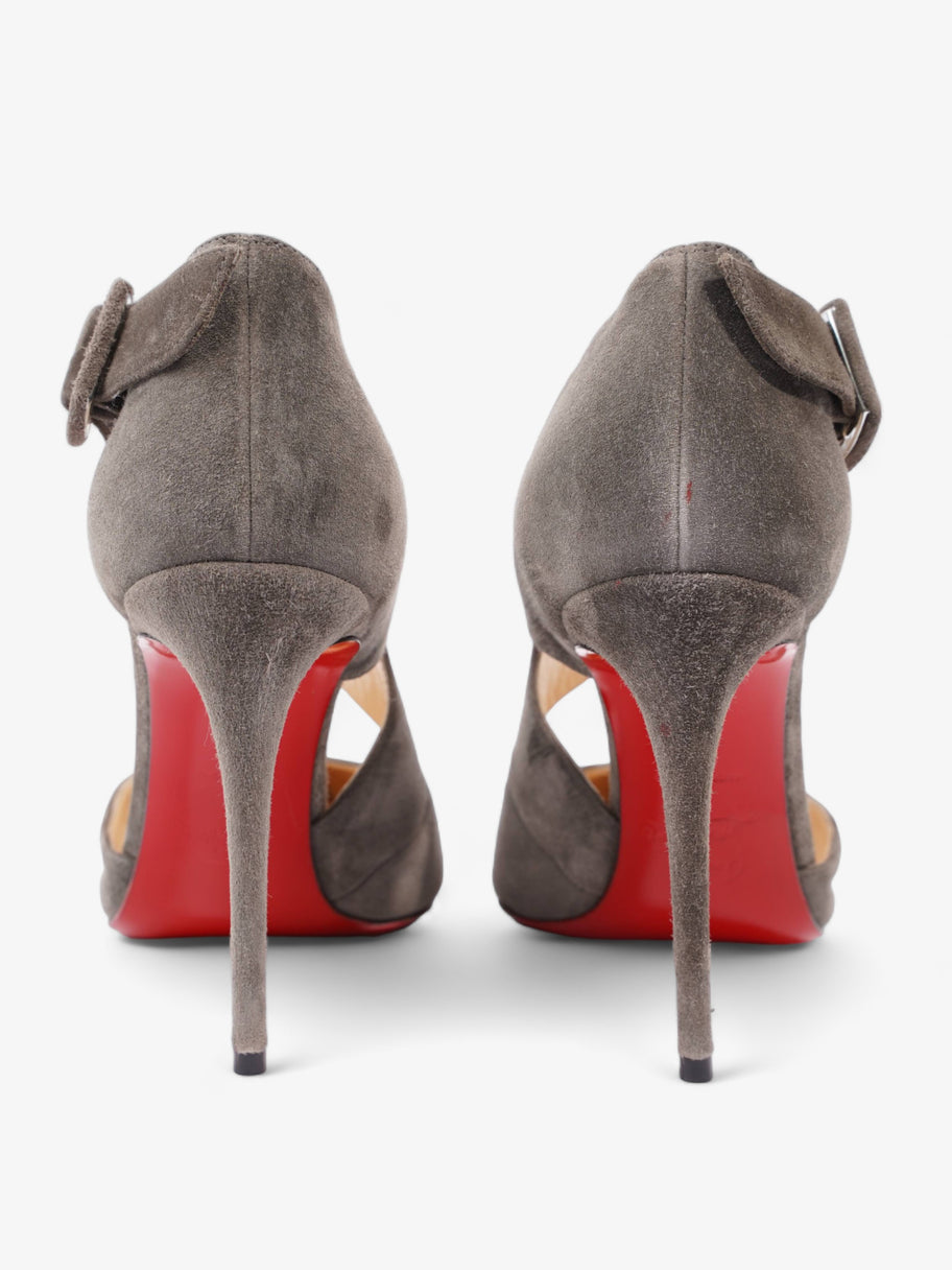 Sharpeta Heels 100 Grey Suede EU 36 UK 3 Image 6