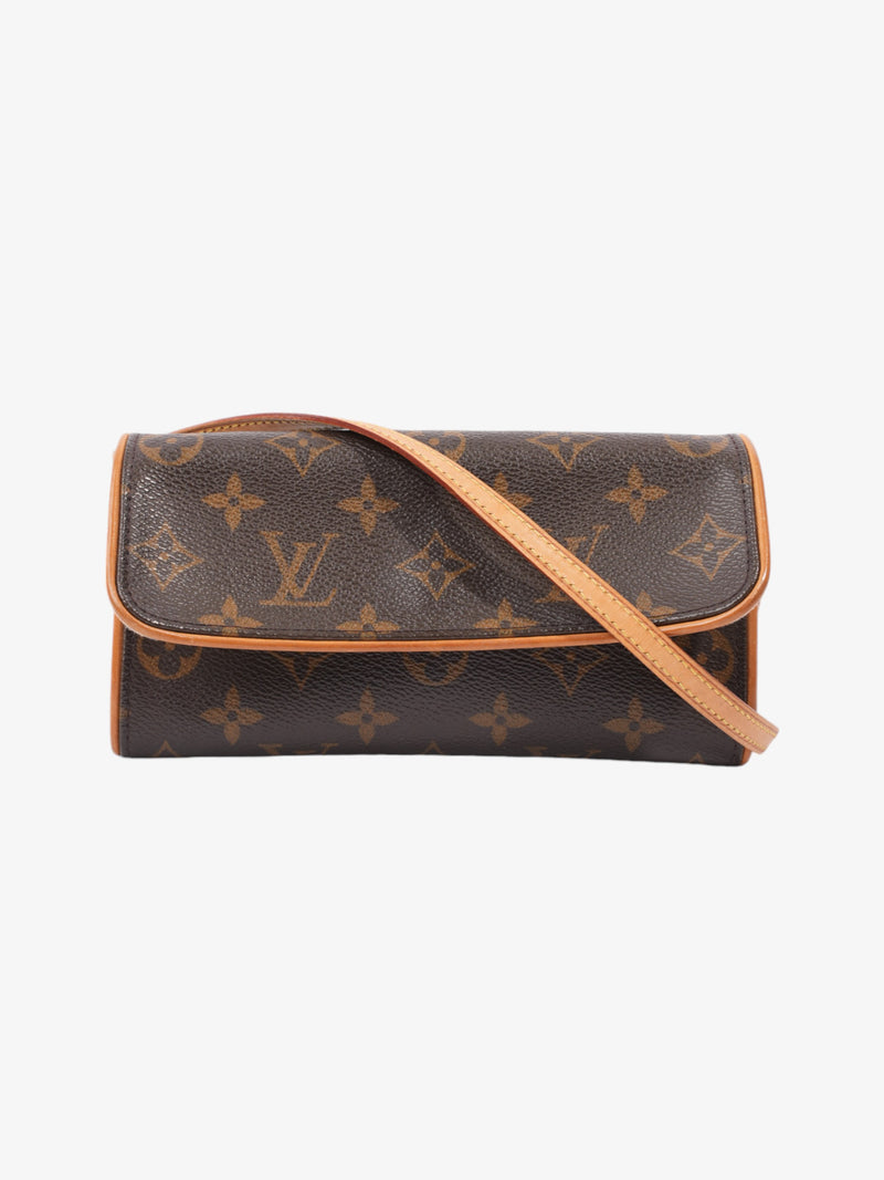  Louis Vuitton Pochette Twin Monogram Coated Canvas PM