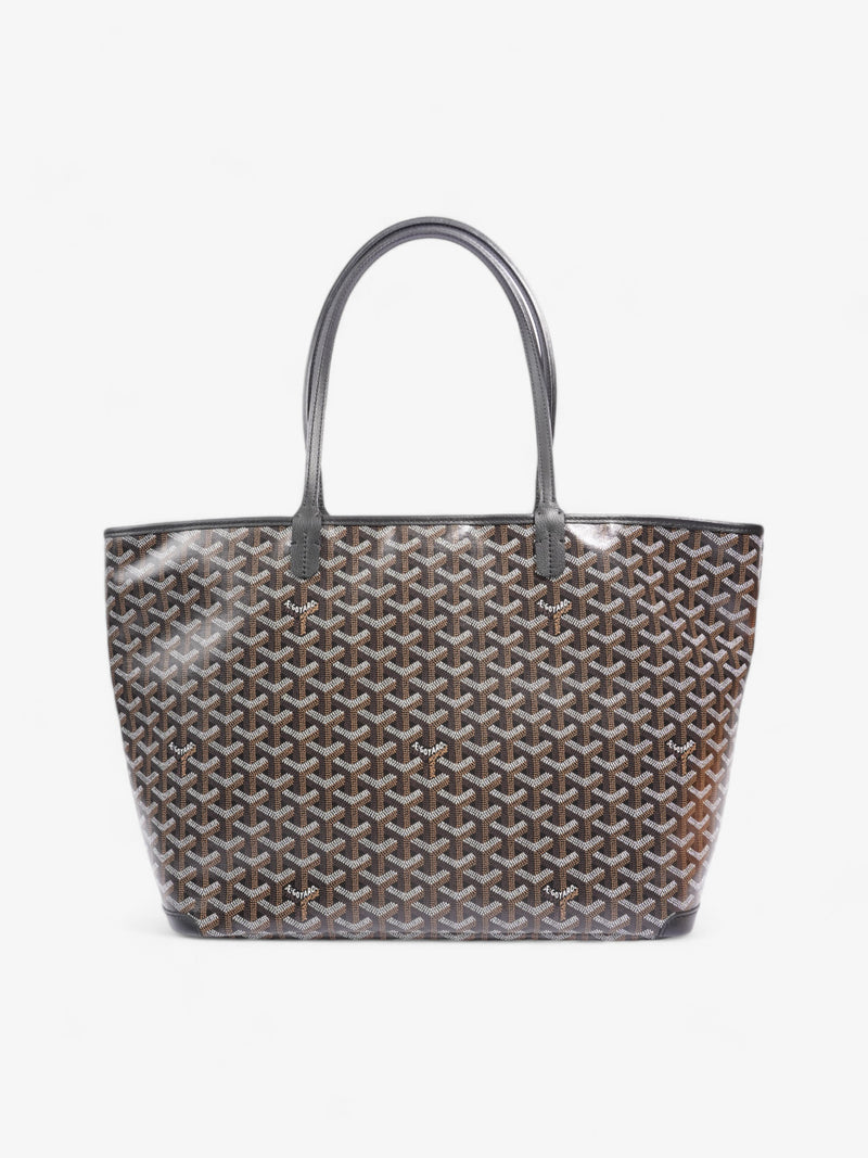  Goyard Artois Black Coated Canvas MM