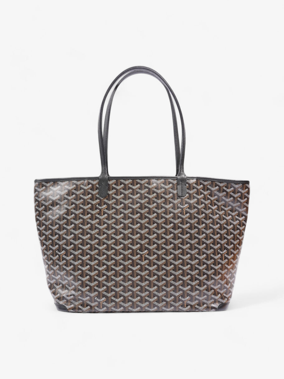 Goyard Artois Black Coated Canvas MM Image 5