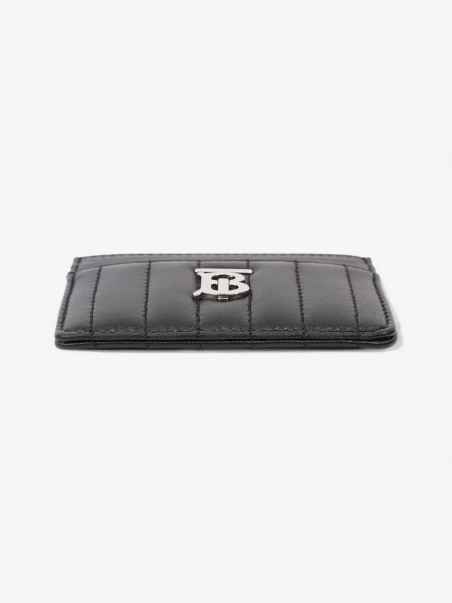 Burberry Lola Card Holder Black / Silver Lambskin Leather Image 5