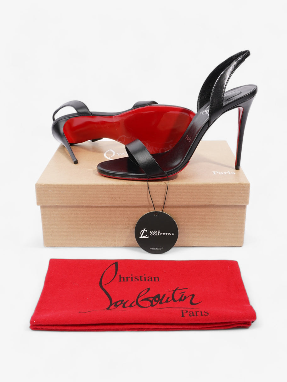 Christian Louboutin O Marilyn Sandals 100 Black Leather EU 40 UK 7 Image 10