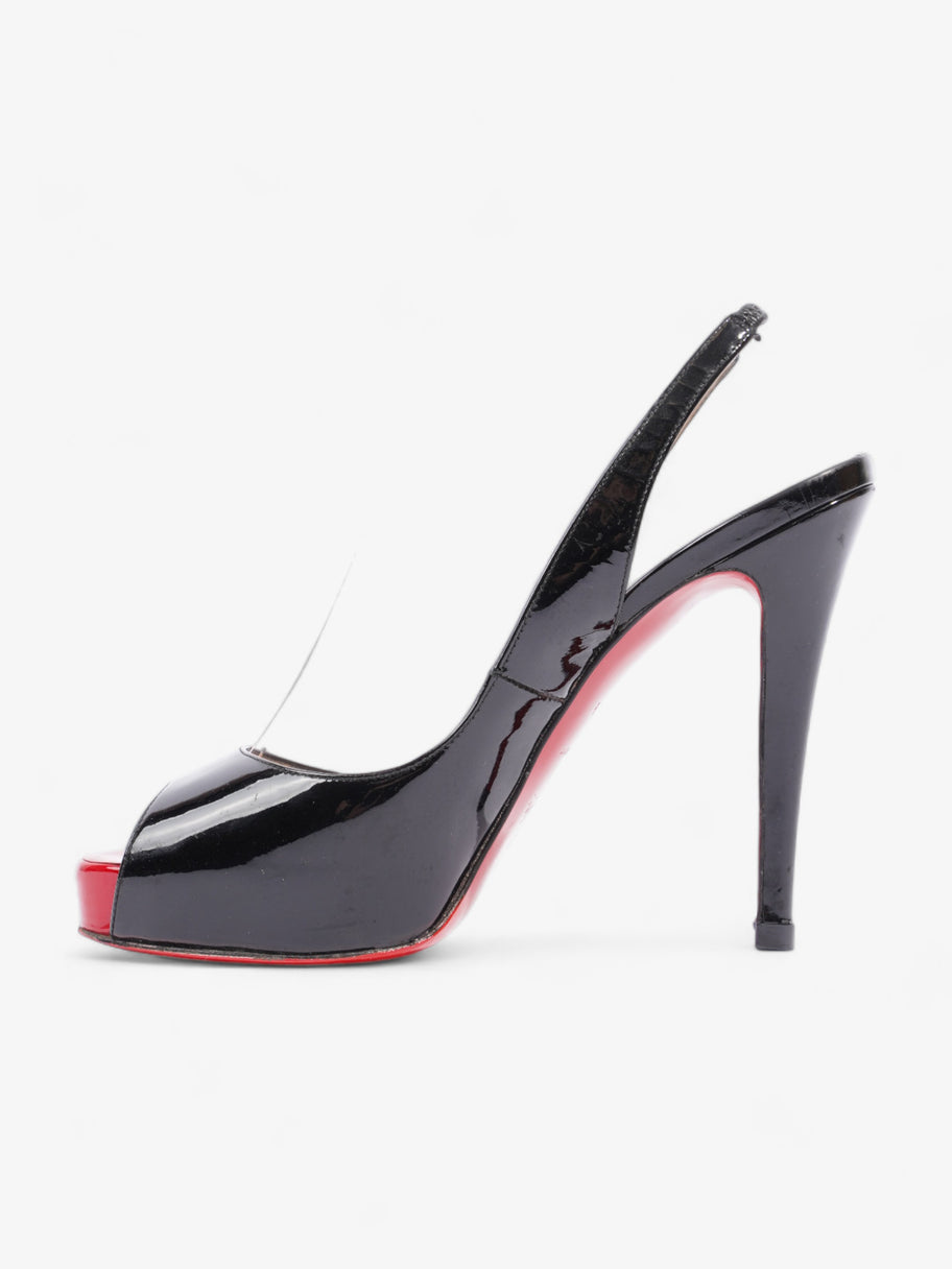 Prive Slingback 100 Black / Red Patent Leather EU 37.5 UK 4.5 Image 3