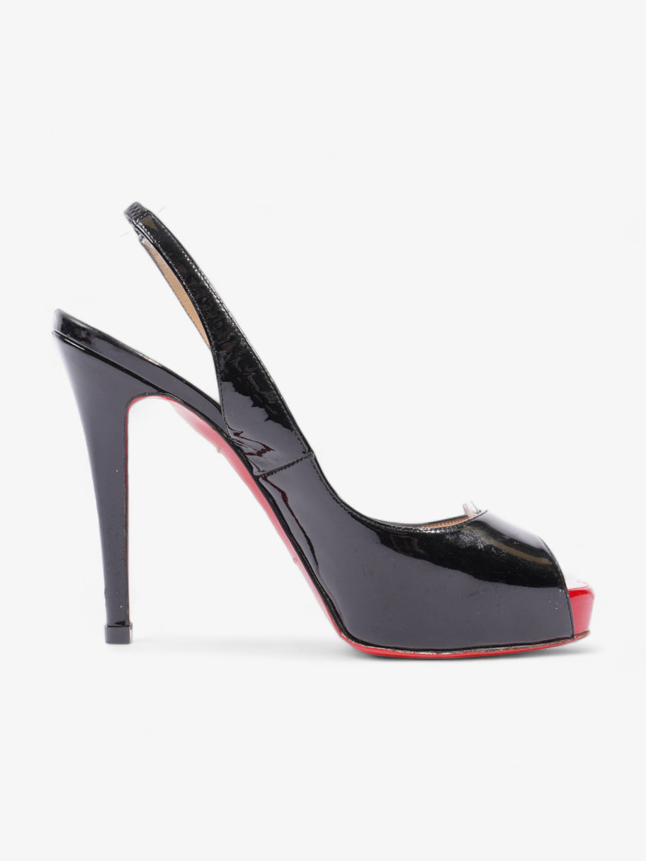 Prive Slingback 100 Black / Red Patent Leather EU 37.5 UK 4.5 Image 4