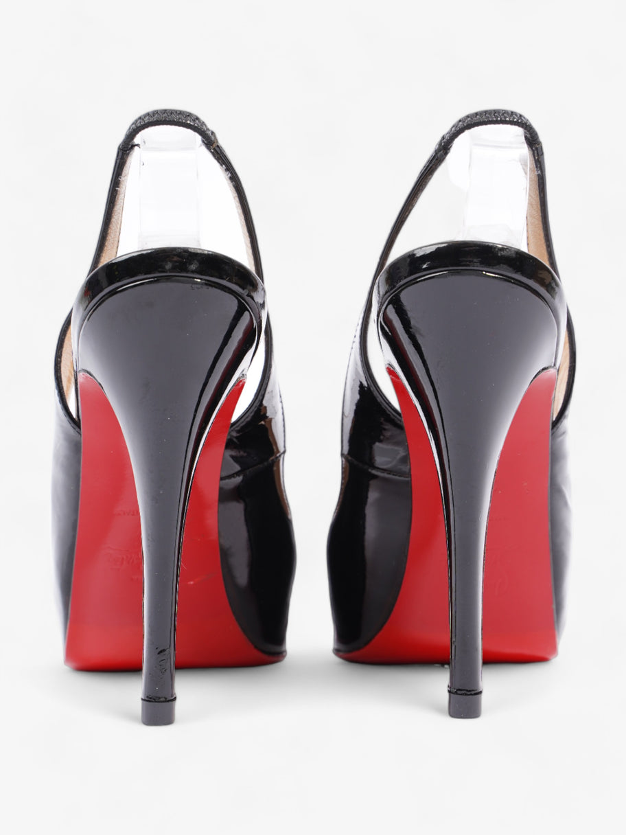 Prive Slingback 100 Black / Red Patent Leather EU 37.5 UK 4.5 Image 8