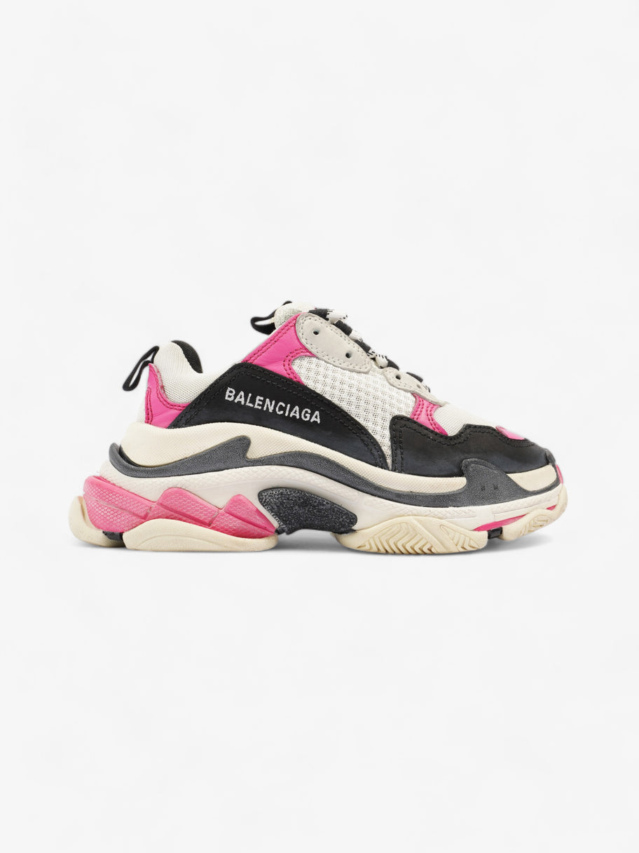 Balenciaga Triple S White / Black / Pink Mesh EU 35 UK 2 Image 1