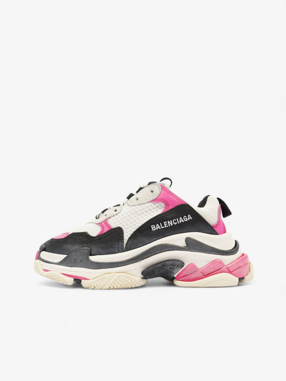 Balenciaga Triple S White / Black / Pink Mesh EU 35 UK 2 Image 5