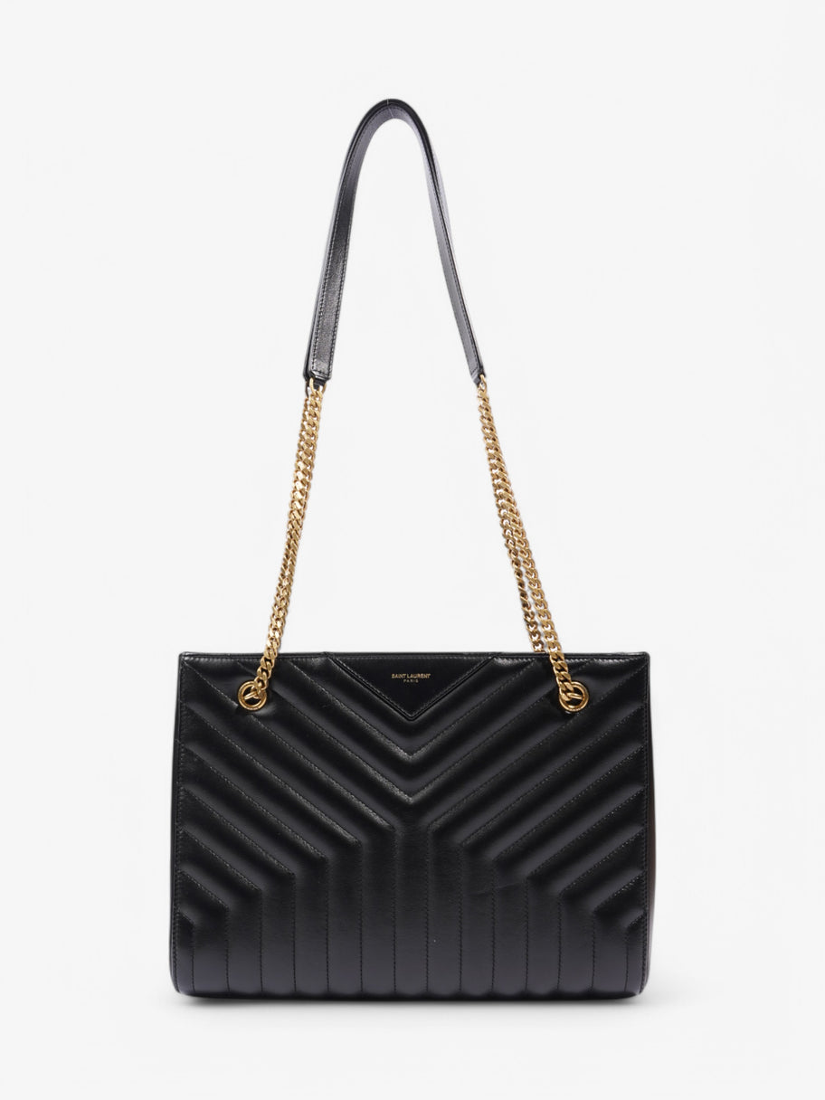 Saint Laurent Tribeca Tote Black Leather Medium Image 1