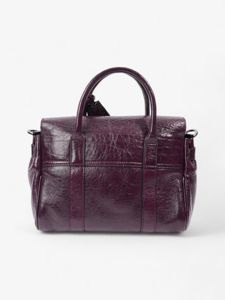 Mulberry Bayswater Satchel Plum Patent Leather Image 4