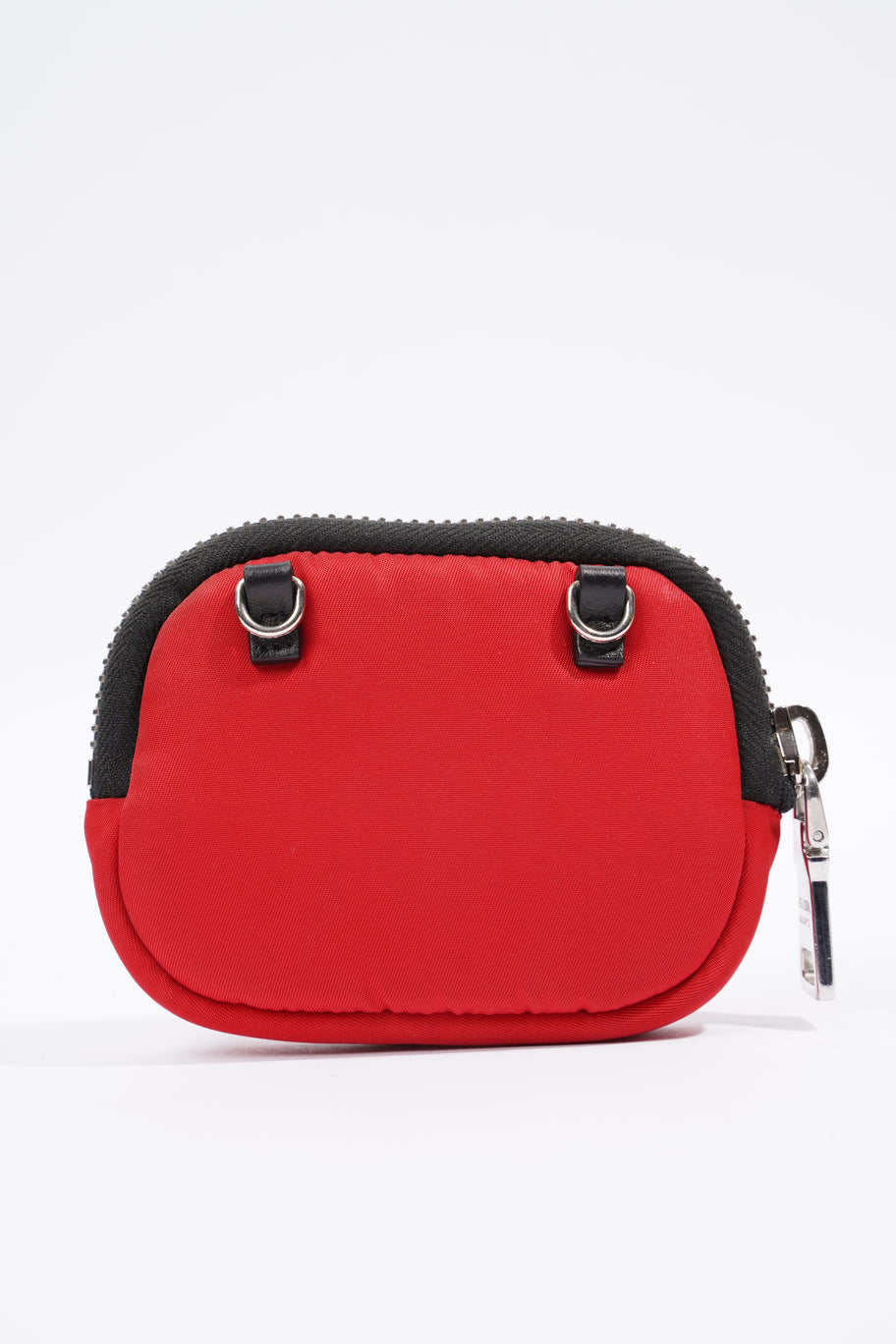 Prada Pouch With Strap Red Nylon Image 3