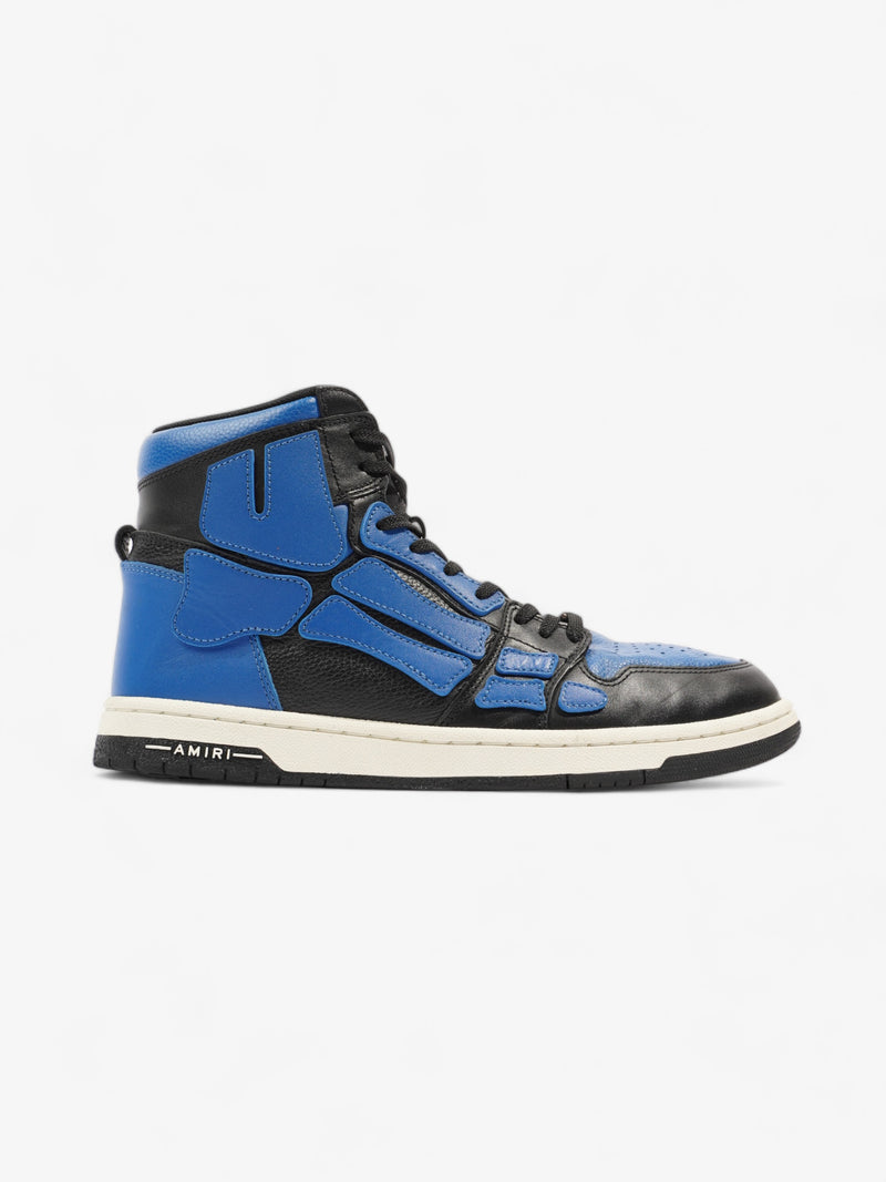  Amiri Bone Runner High Top Blue / Black Leather EU 44 UK 10