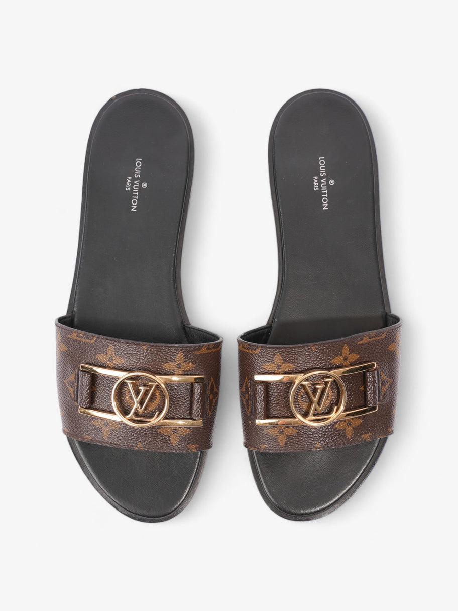 Louis Vuitton Lock It Mules Brown Monogram / Gold Coated Canvas EU 40 UK 7 Image 7