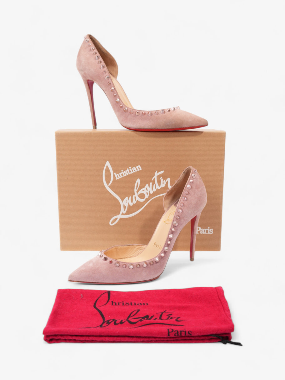 Christian Louboutin Irishell 100mm Pale Pink Suede EU 38.5 UK 5.5 Image 10