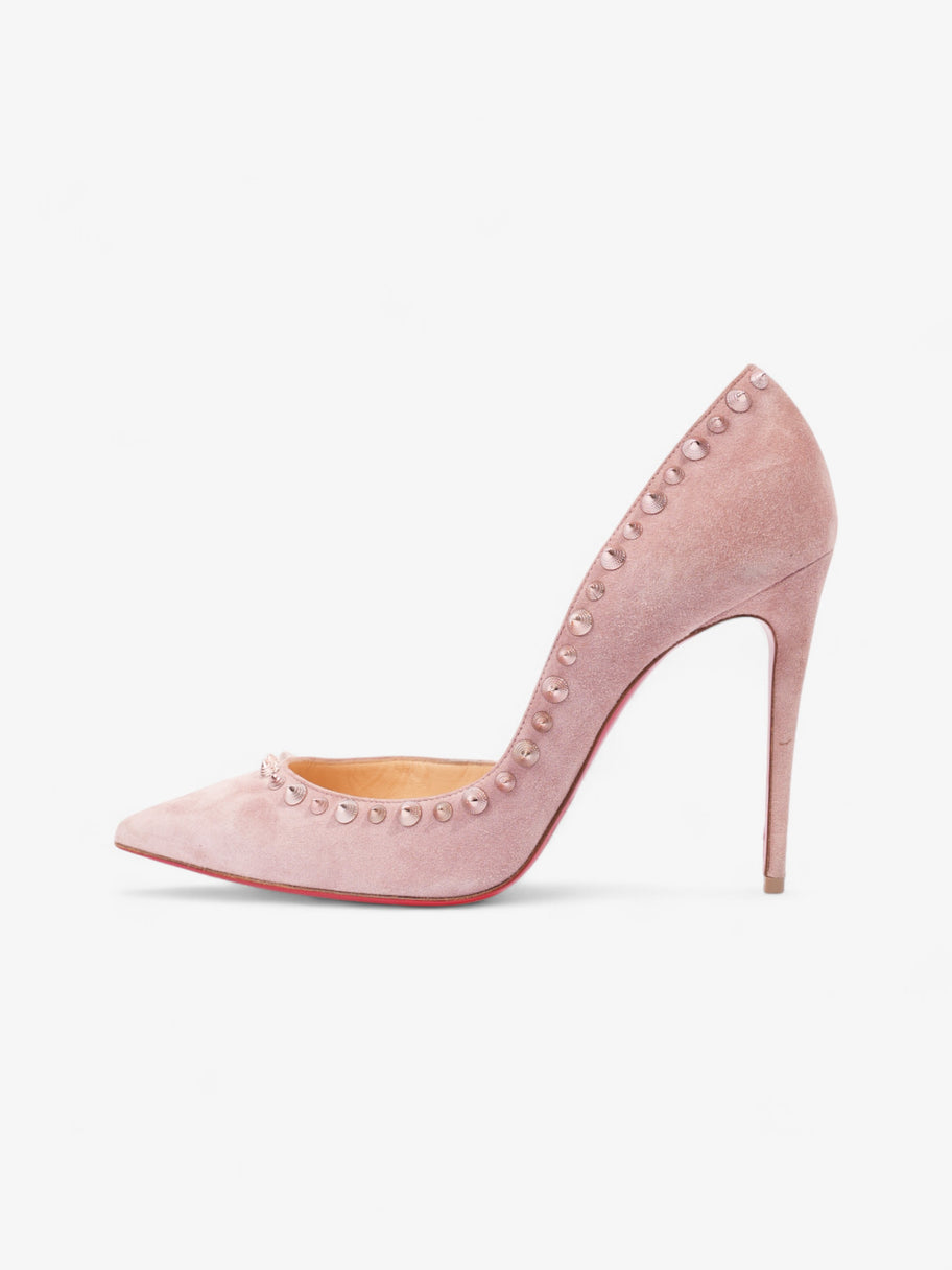 Christian Louboutin Irishell 100mm Pale Pink Suede EU 38.5 UK 5.5 Image 5