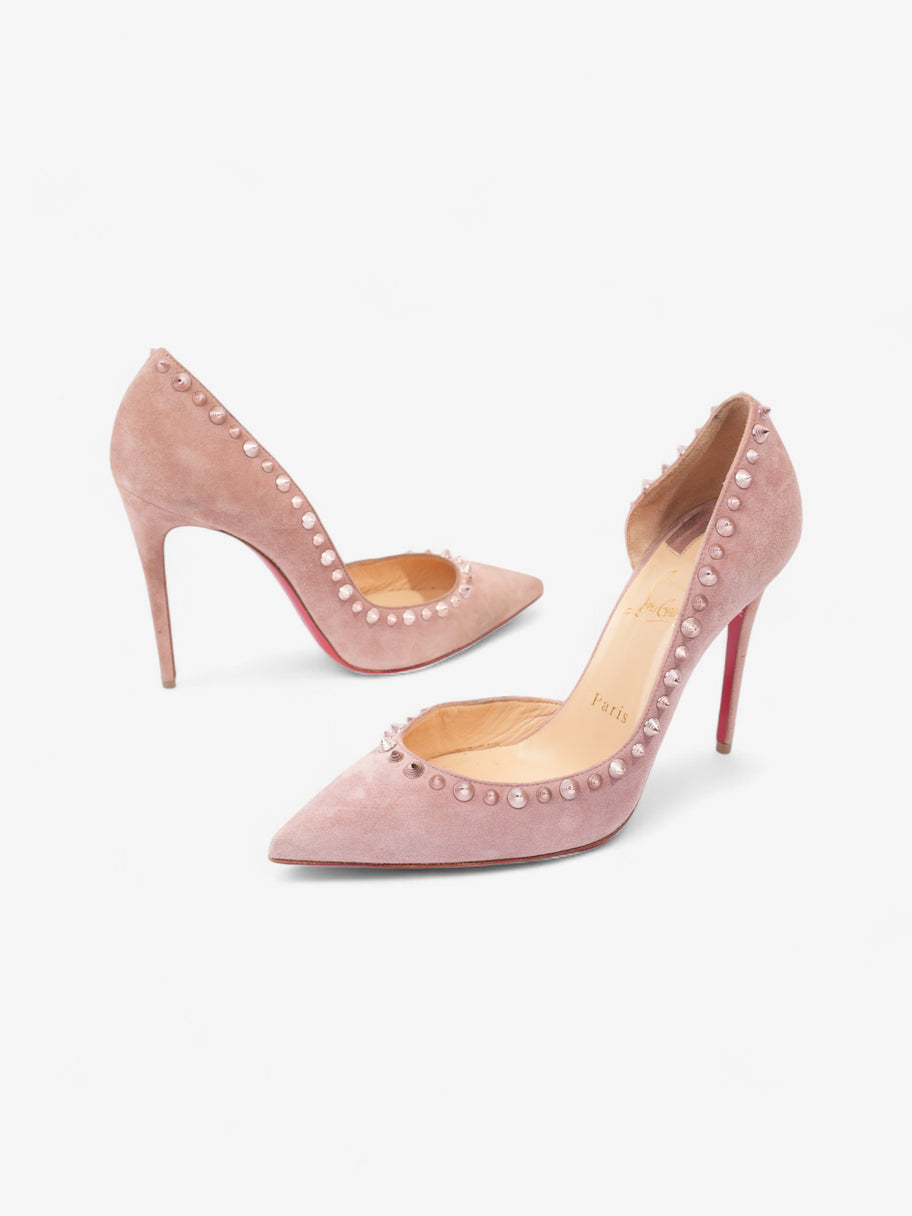 Christian Louboutin Irishell 100mm Pale Pink Suede EU 38.5 UK 5.5 Image 9