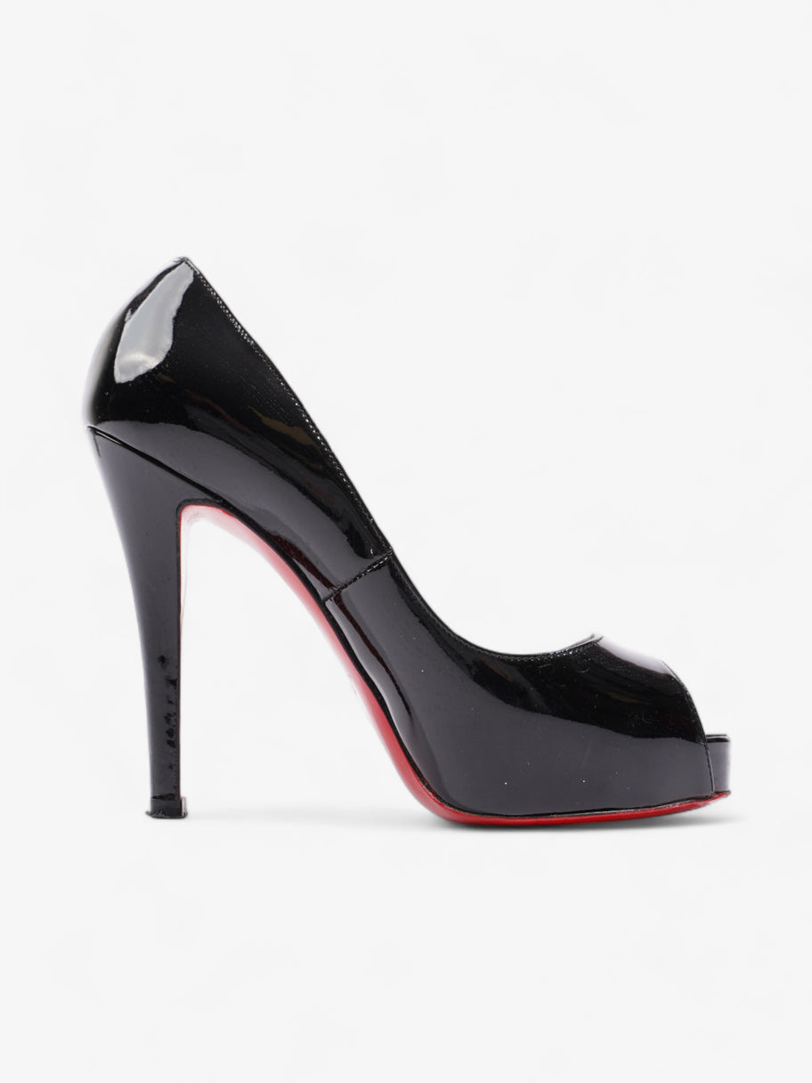 Christian Louboutin Very Prive  120 Black Patent Leather EU 34.5 UK 1.5 Image 4