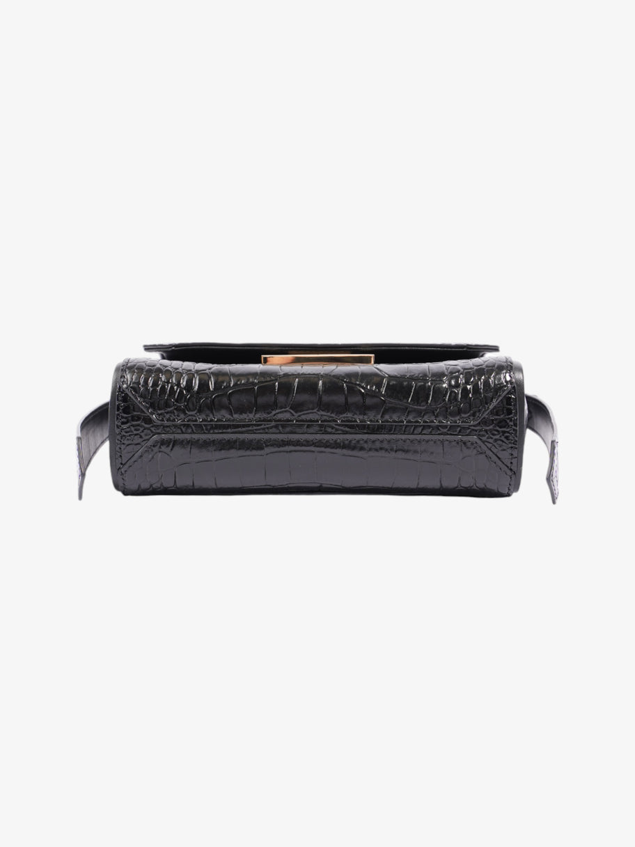 Givenchy Eden Top Handle Black Embossed Leather Mini Image 6