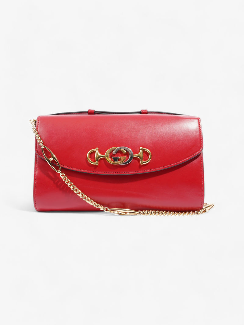  Gucci Zumi Red Leather Small