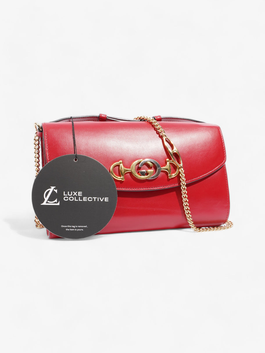 Gucci Zumi Red Leather Small Image 10