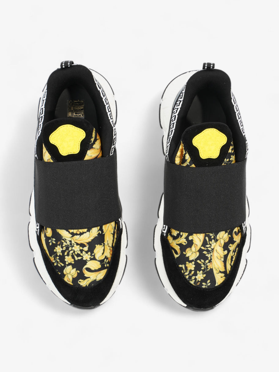 Versace Trigreca Sneakers Black / Yellow Fabric EU 36 UK 3 Image 8