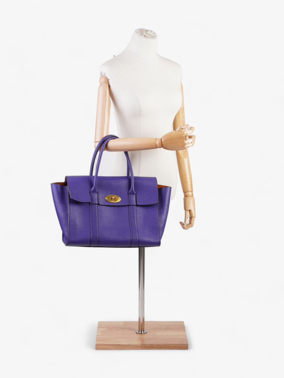 Mulberry Bayswater Indigo Calfskin Leather Image 2