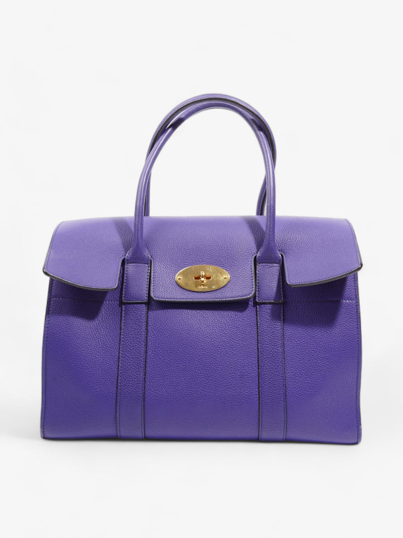  Mulberry Bayswater Indigo Calfskin Leather