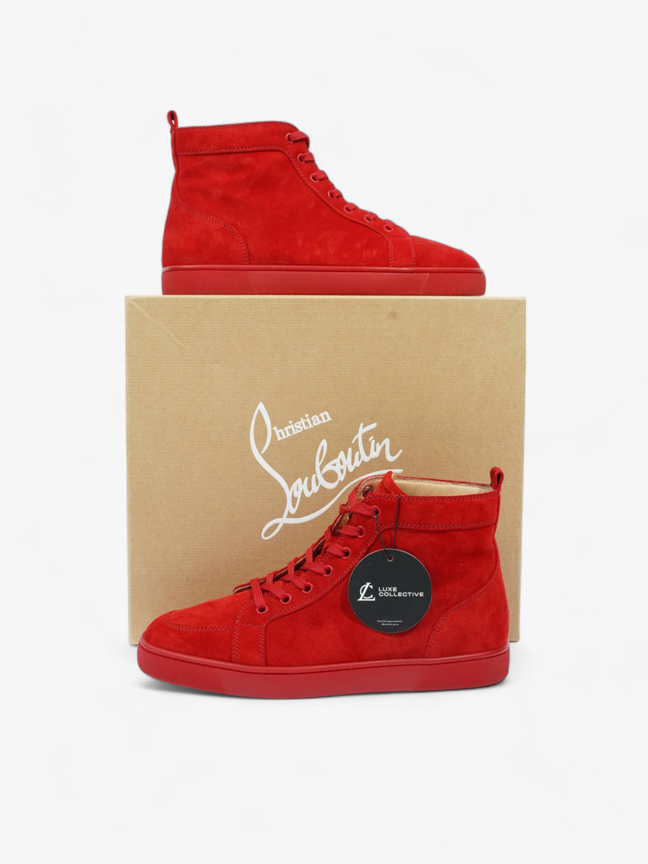 Christian Louboutin Rantus Flat Red Suede EU 41 UK 7 Image 9