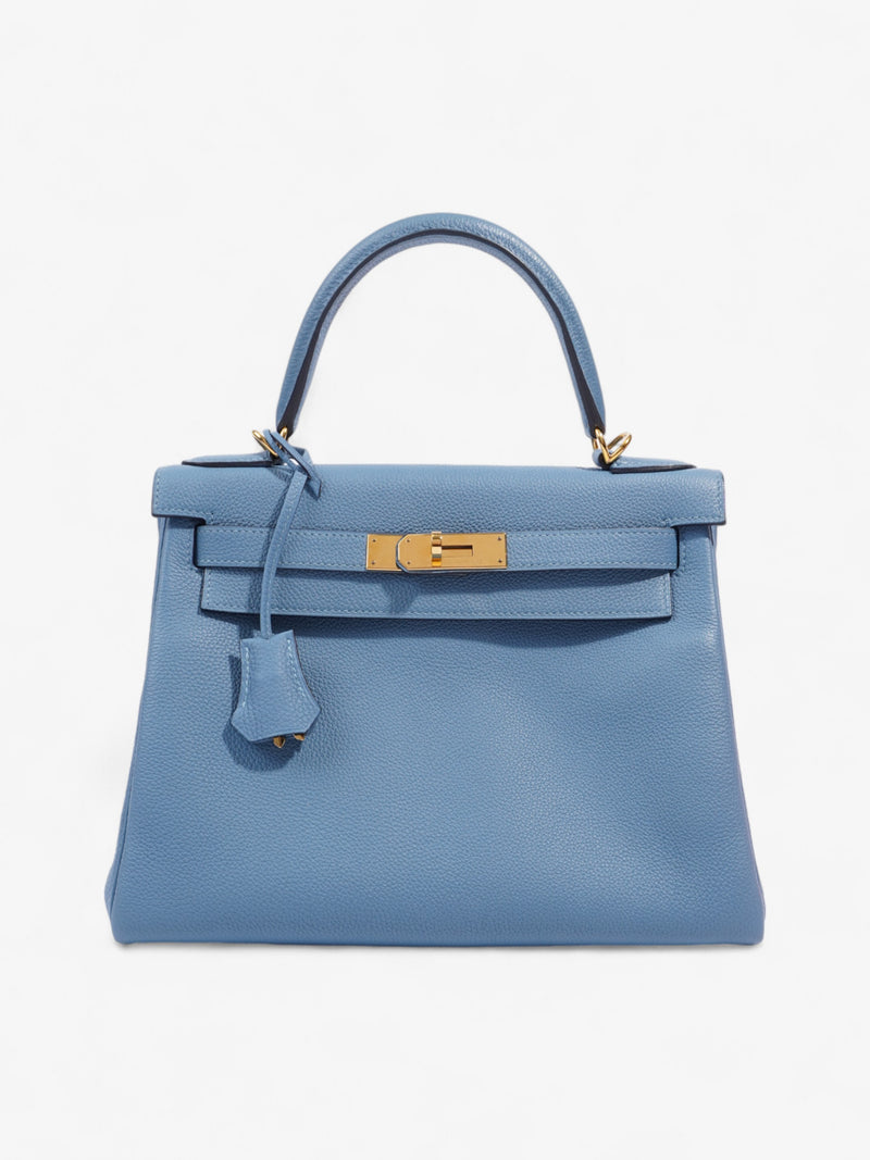  Hermes Kelly Azur Togo Leather 28