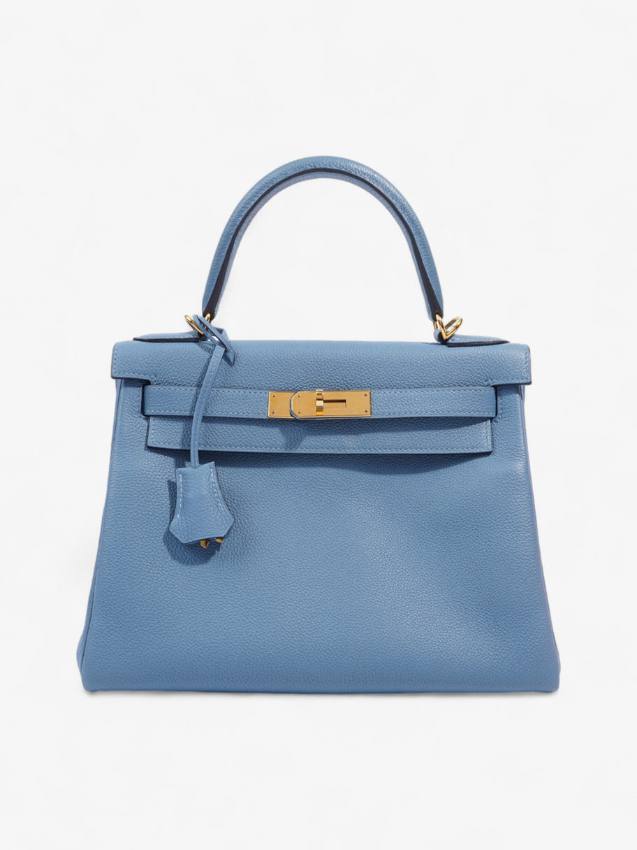 Hermes Kelly Azur Togo Leather 28 Image 1