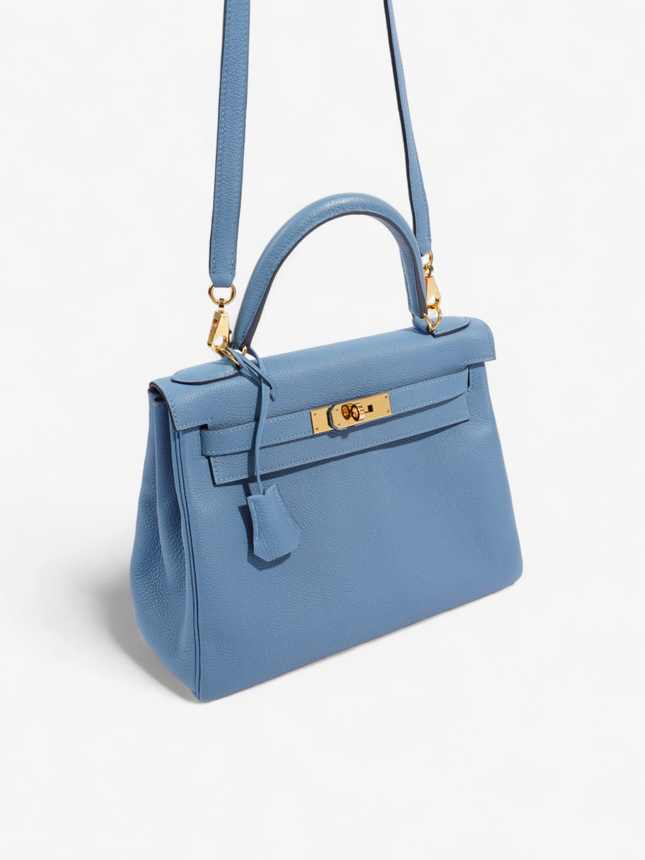 Hermes Kelly Azur Togo Leather 28 Image 10