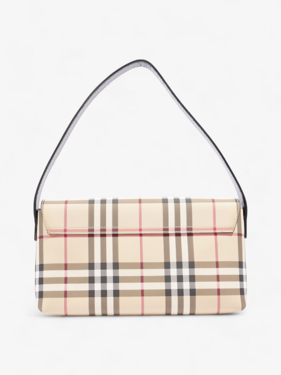 Burberry Check Shoulder Bag Nova Check / Black Canvas Image 4