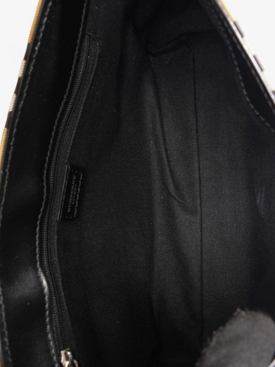 Burberry Check Shoulder Bag Nova Check / Black Canvas Image 9