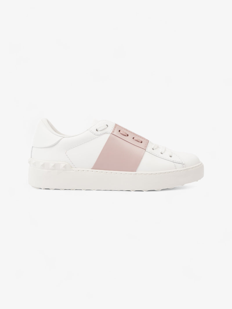  Valentino VLTN Open Sneakers White / Rose Leather EU 37 UK 4