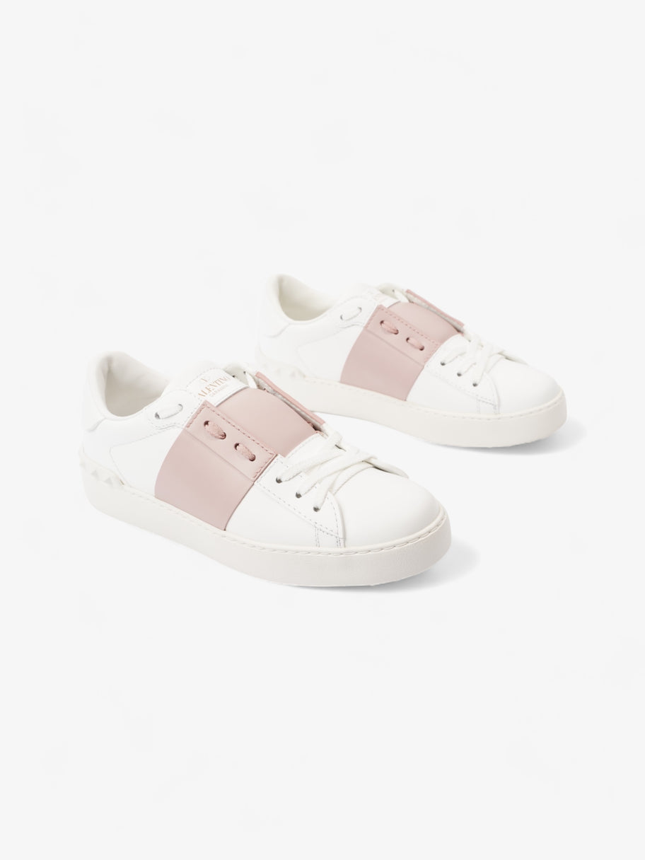 Valentino VLTN Open Sneakers White / Rose Leather EU 37 UK 4 Image 2