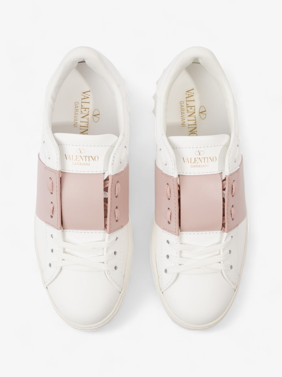 Valentino VLTN Open Sneakers White / Rose Leather EU 37 UK 4 Image 8