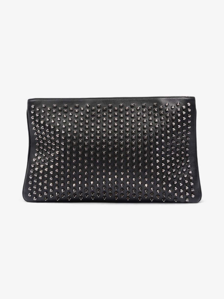 Christian Louboutin Loubiposh Chain Clutch Black Leather Image 4