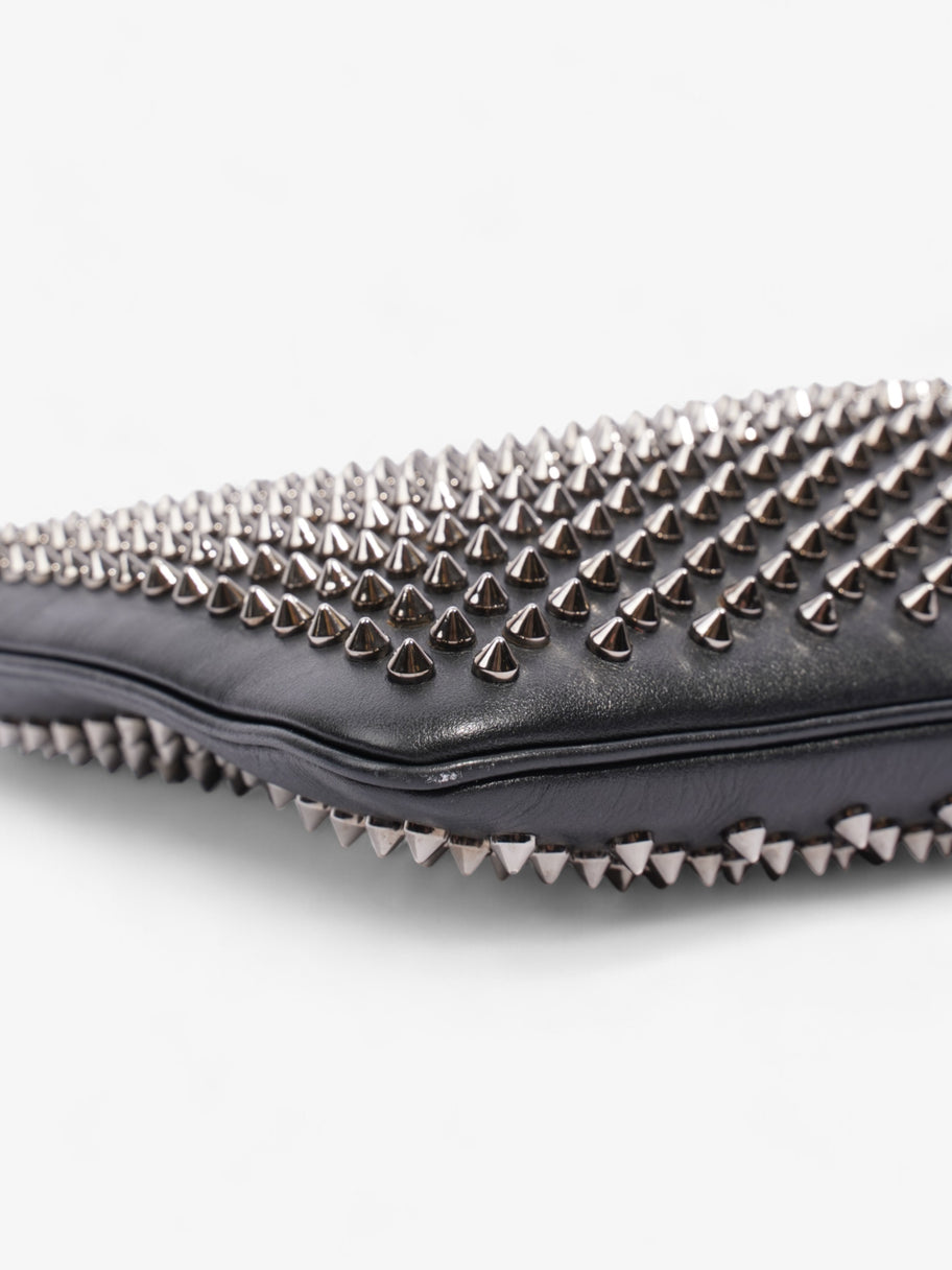 Christian Louboutin Loubiposh Chain Clutch Black Leather Image 7