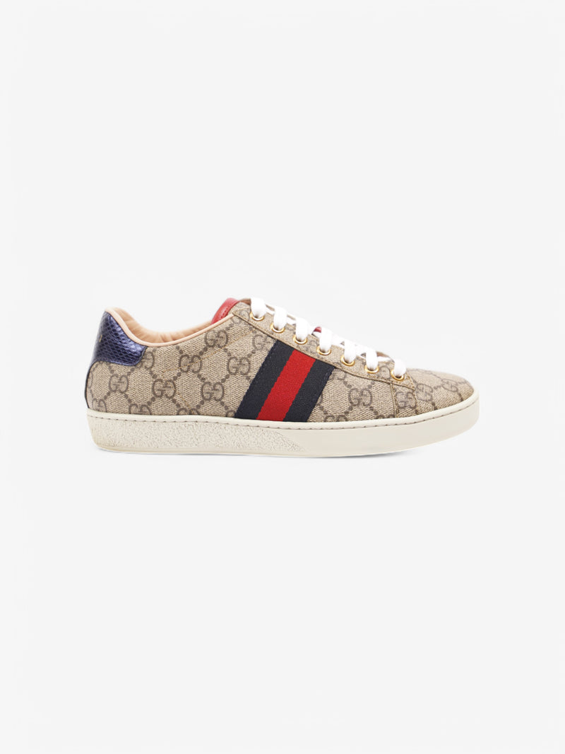  Gucci Ace Supreme / Blue / Red Coated Canvas EU 36 UK 3