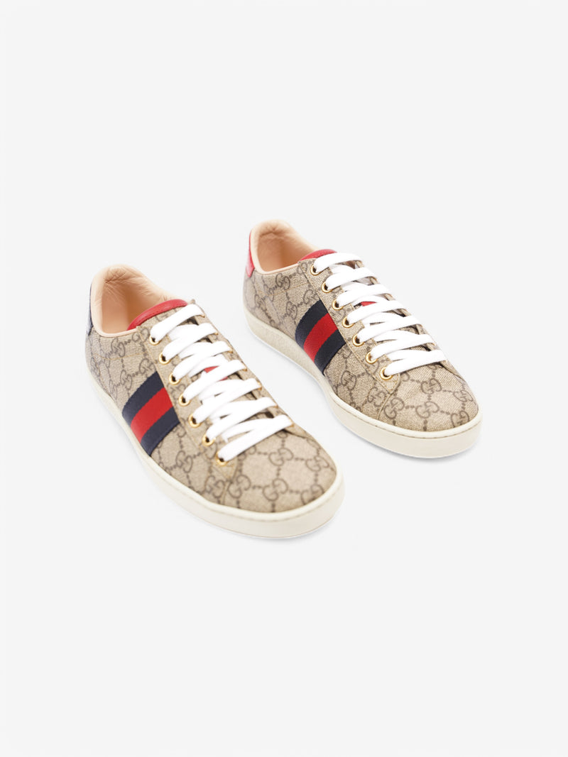  Gucci Ace Supreme / Blue / Red Coated Canvas EU 36 UK 3