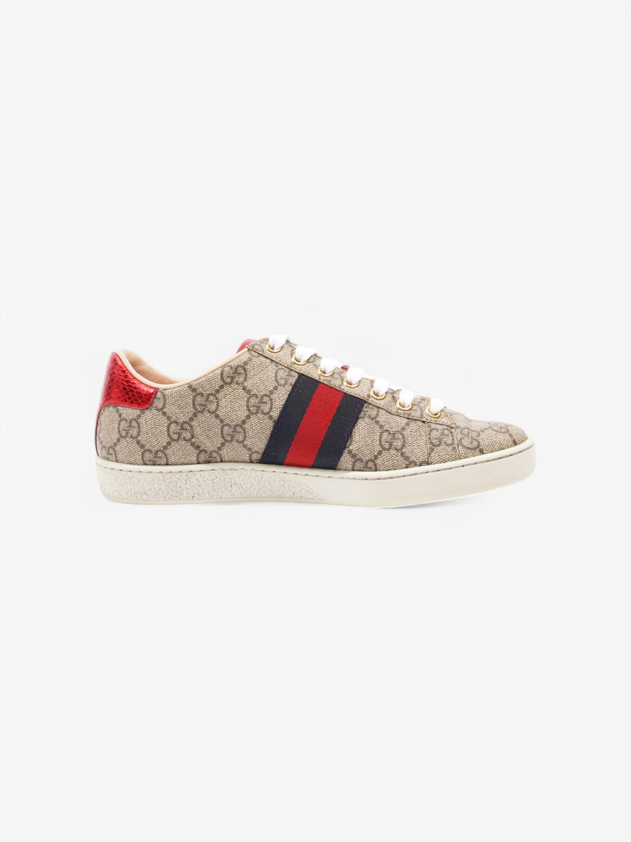 Gucci Ace Supreme / Blue / Red Coated Canvas EU 36 UK 3 Image 4