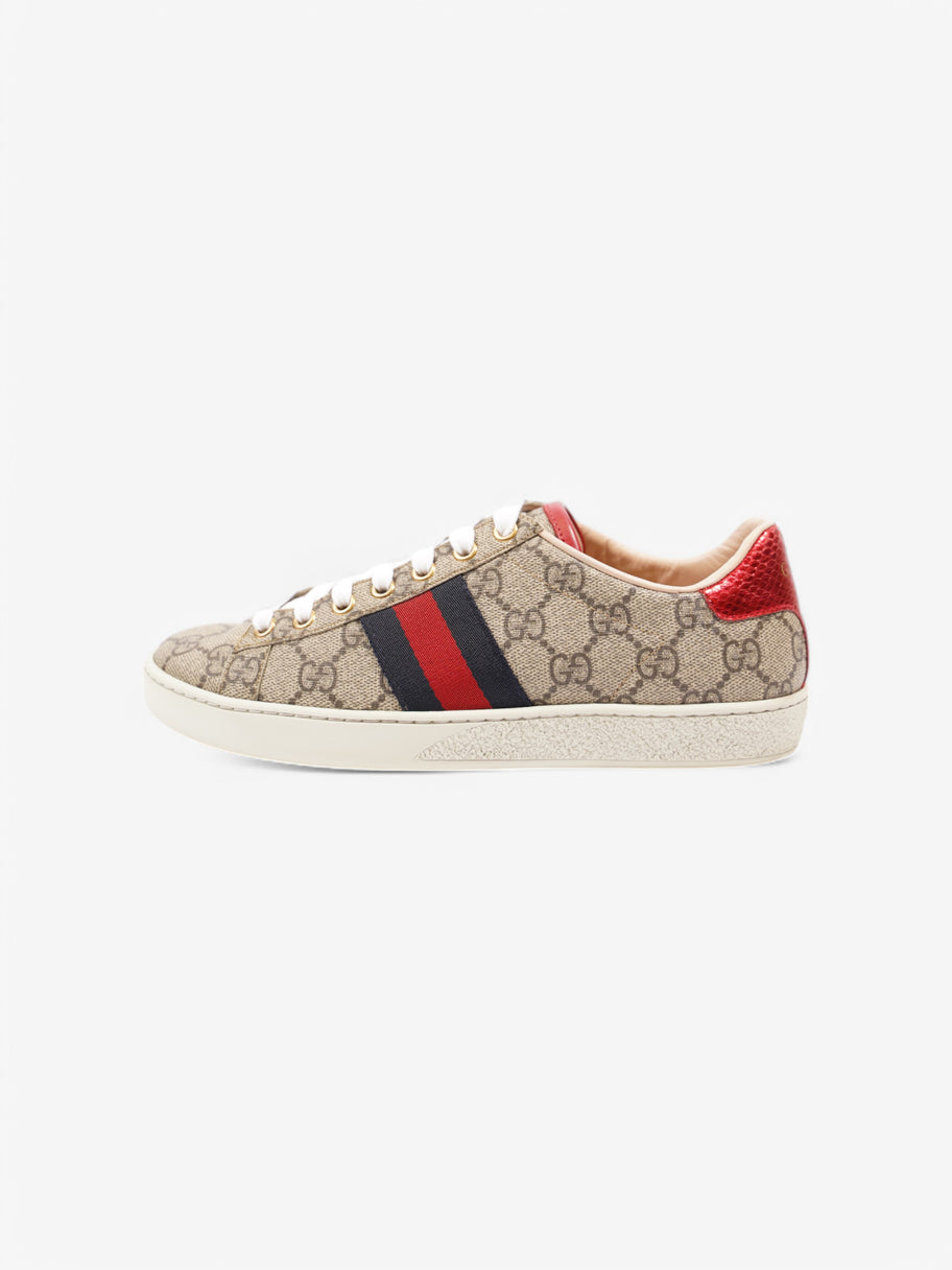 Gucci Ace Supreme / Blue / Red Coated Canvas EU 36 UK 3 Image 5