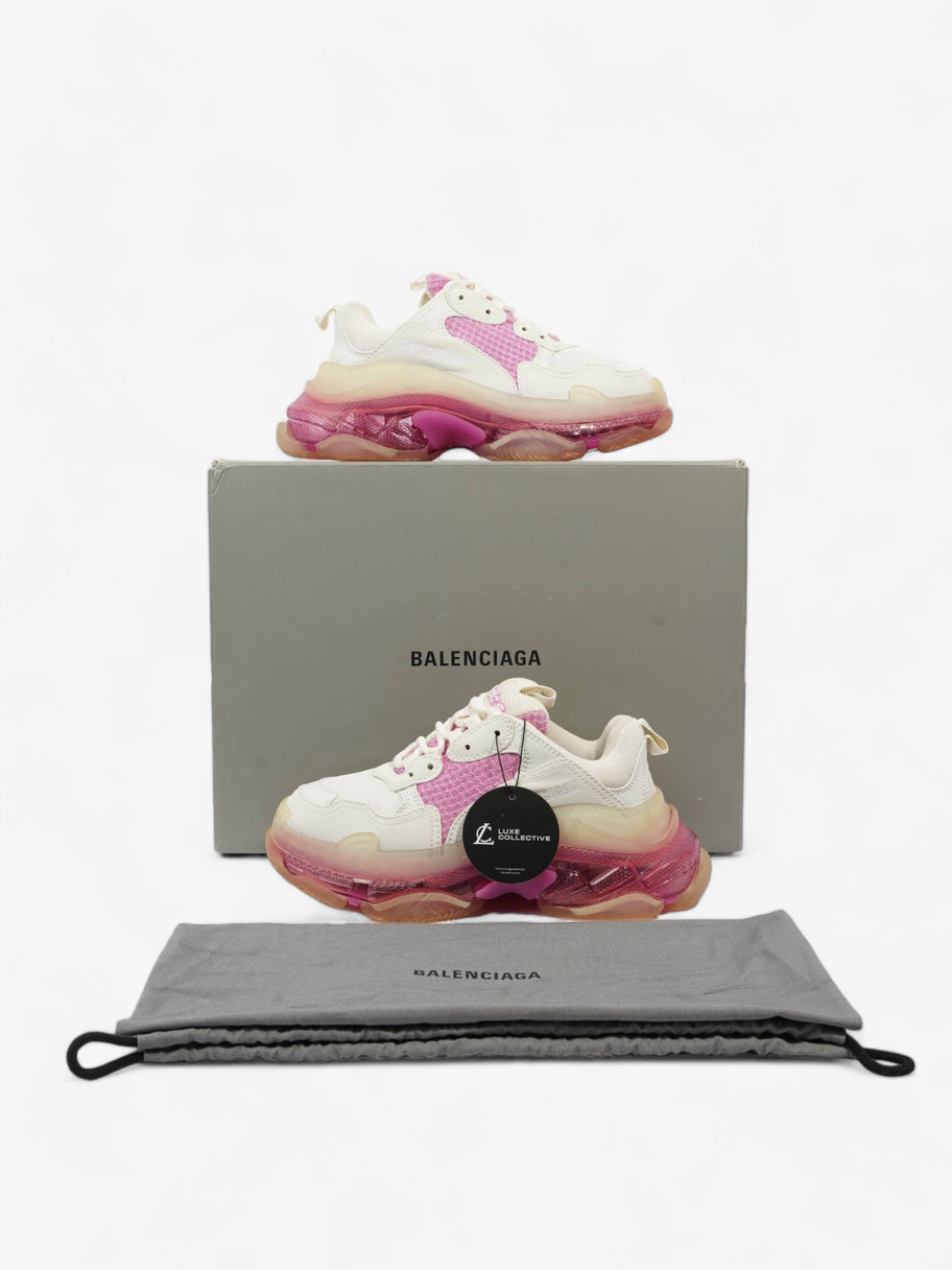 Triple S White / Pink Clear Sole Mesh EU 36 UK 3 Image 9