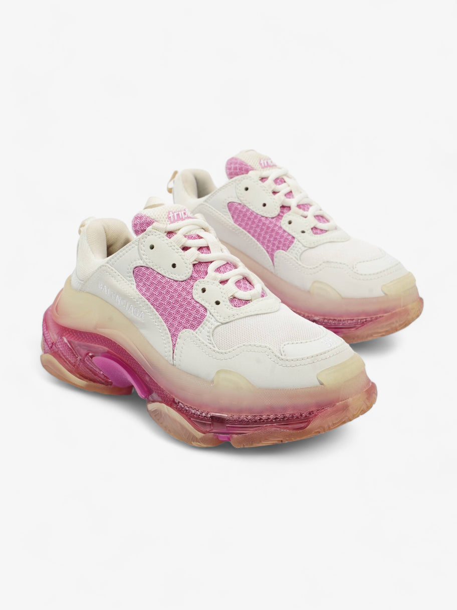 Triple S White / Pink Clear Sole Mesh EU 36 UK 3 Image 2